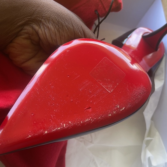 Size 40 new Black Louboutin heels .. with box and both dust bags - Picture 4 of 5